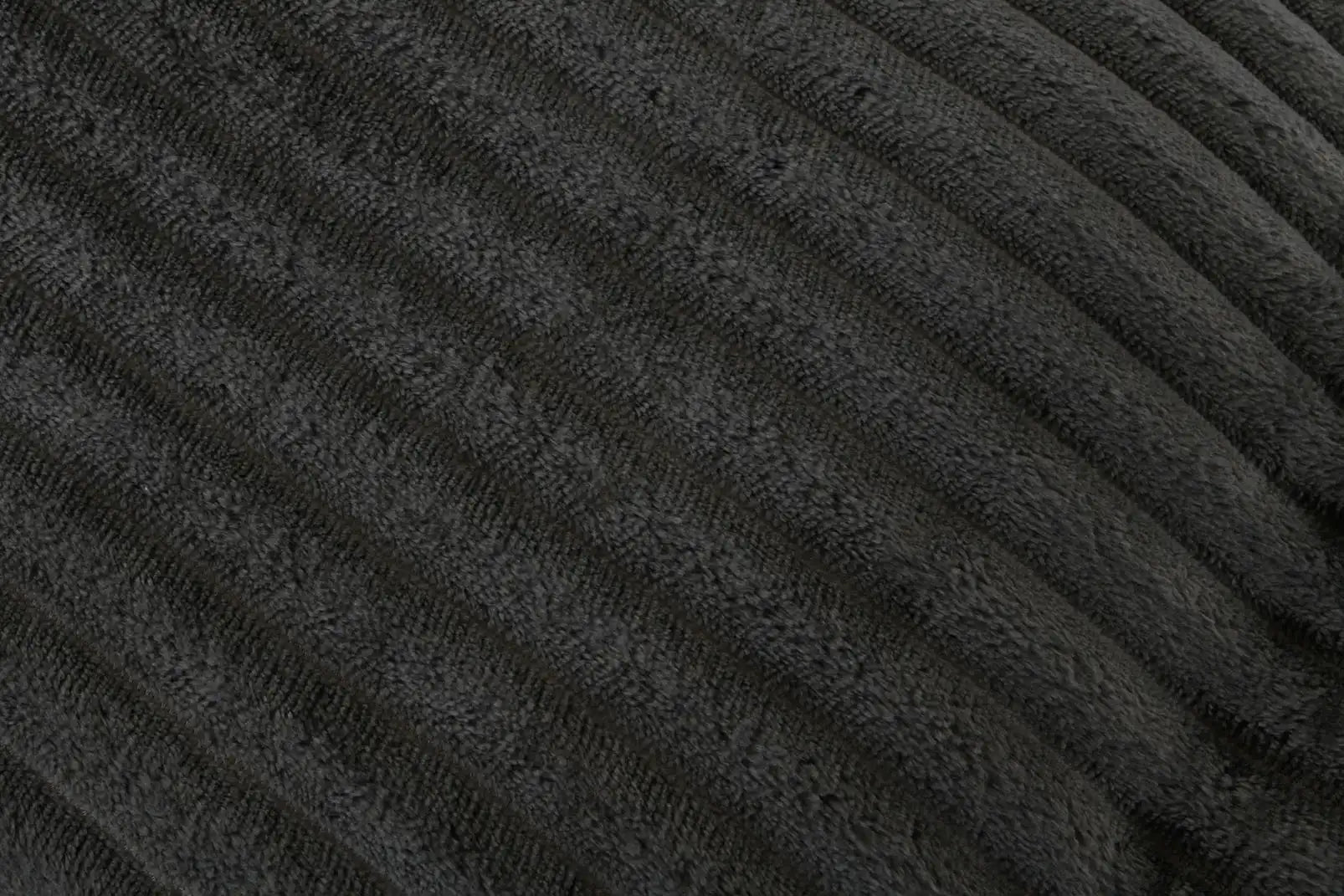 بطانية مخططة من المايكروفايبر/الشيربا مزدوجة الجوانب (220 × 240)