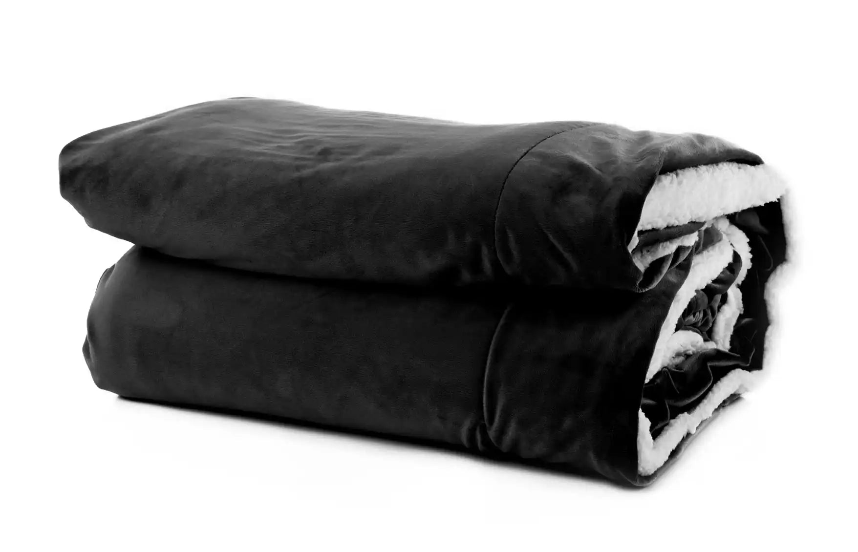 بطانية مايكروفايبر/شيربا مزدوجة الجوانب فائقة النعومة (220 × 240 سم)