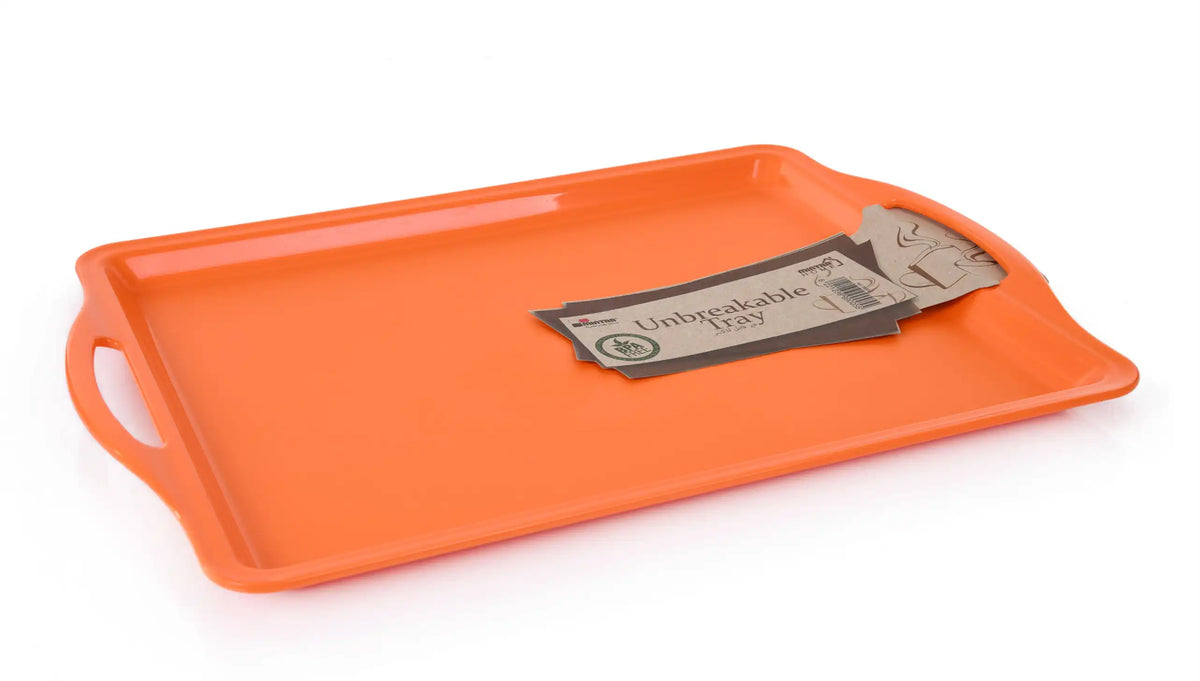 صورة منتج Mintra Rectangular Unbreakable tray Orange