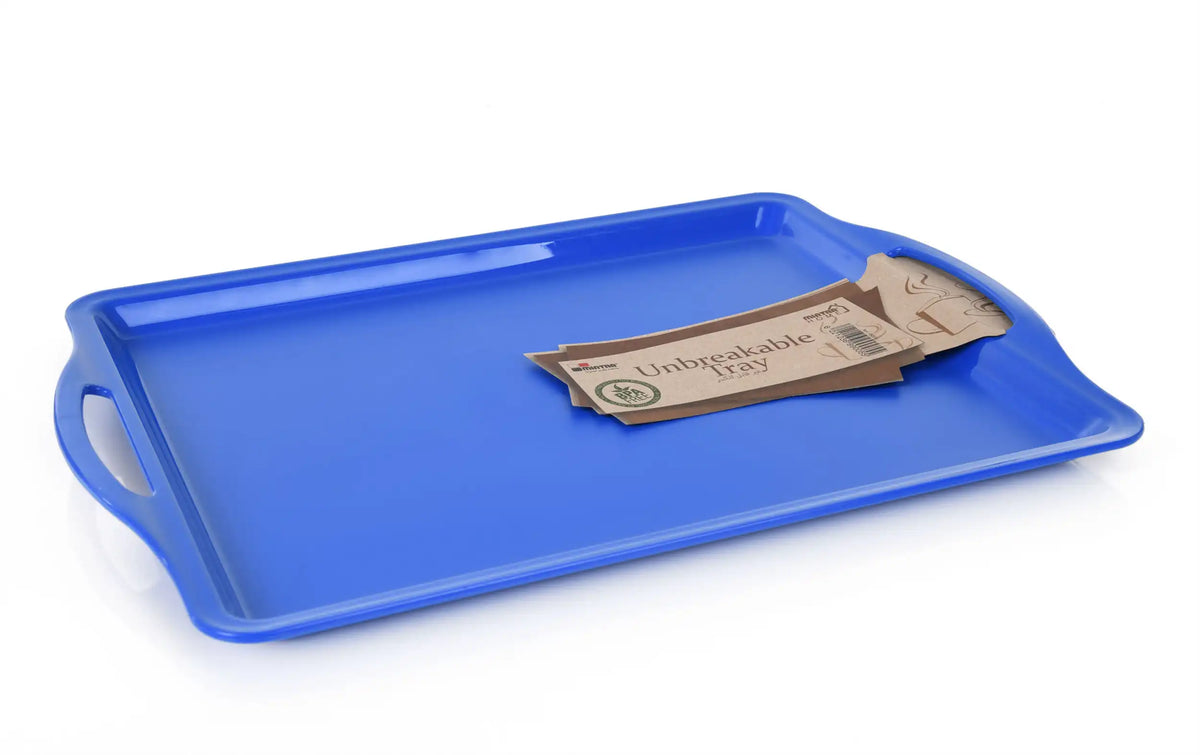 صورة منتج Mintra Rectangular Unbreakable tray Dark Blue