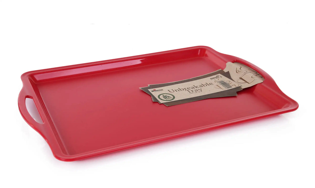 صورة منتج Mintra Rectangular Unbreakable tray Red