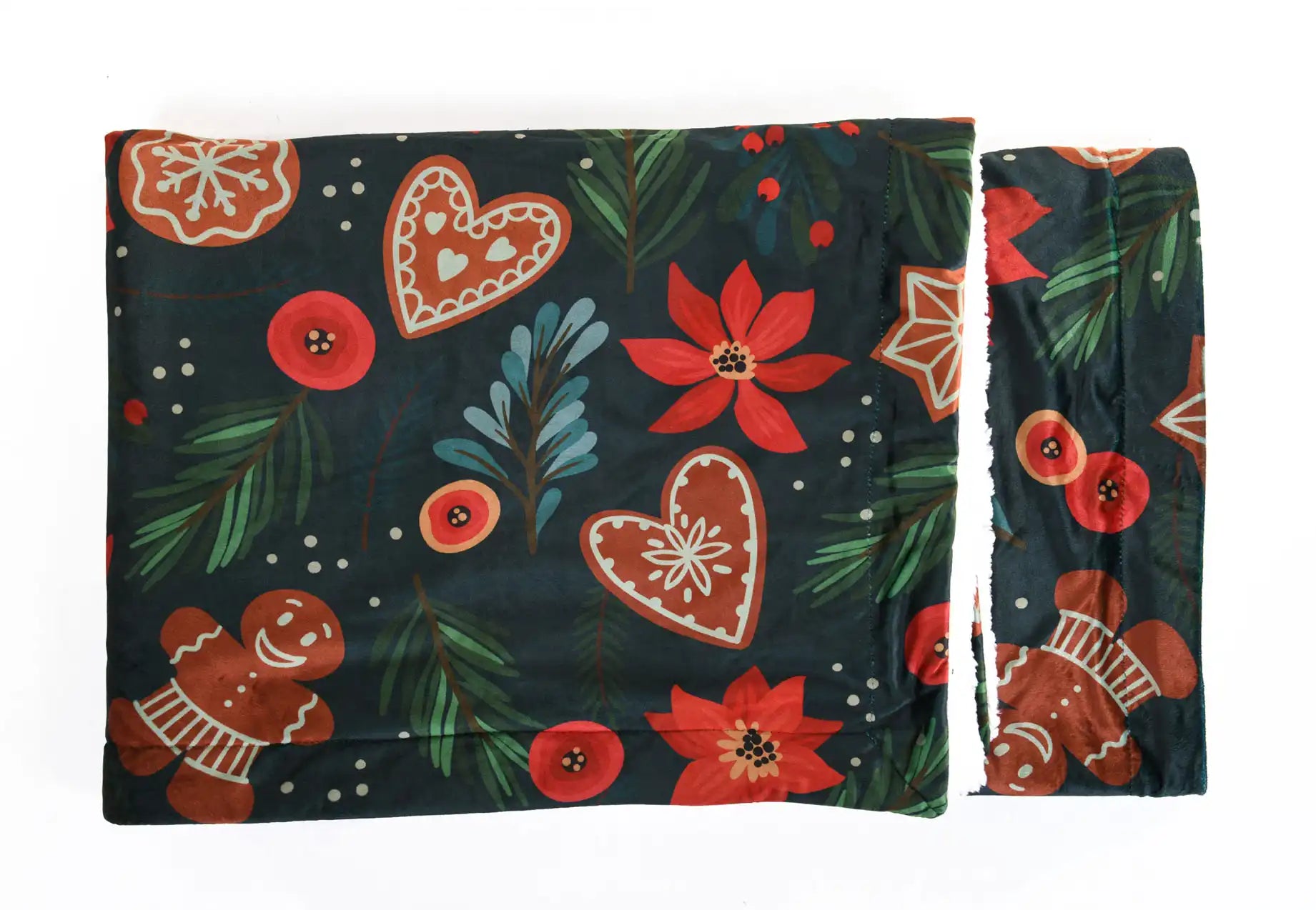 بطانية عيد الكريسماس ميكروفيبر/شيربا 130 × 180 سم