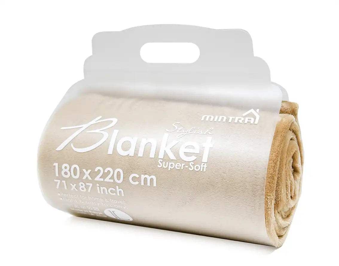 بطانيات ميكروفايبر (180 سم × 220 سم)