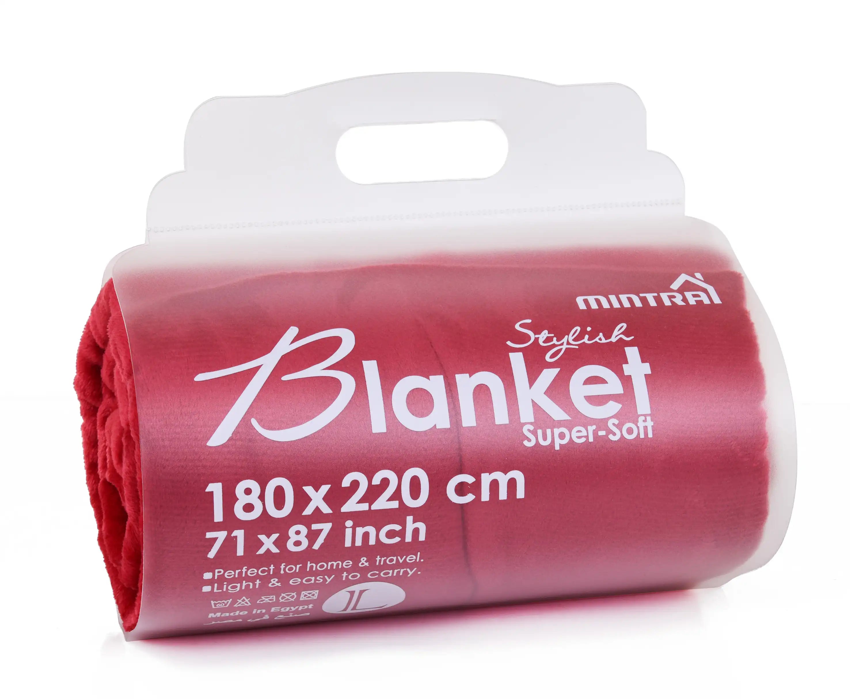 بطانيات ميكروفايبر (180 سم × 220 سم)