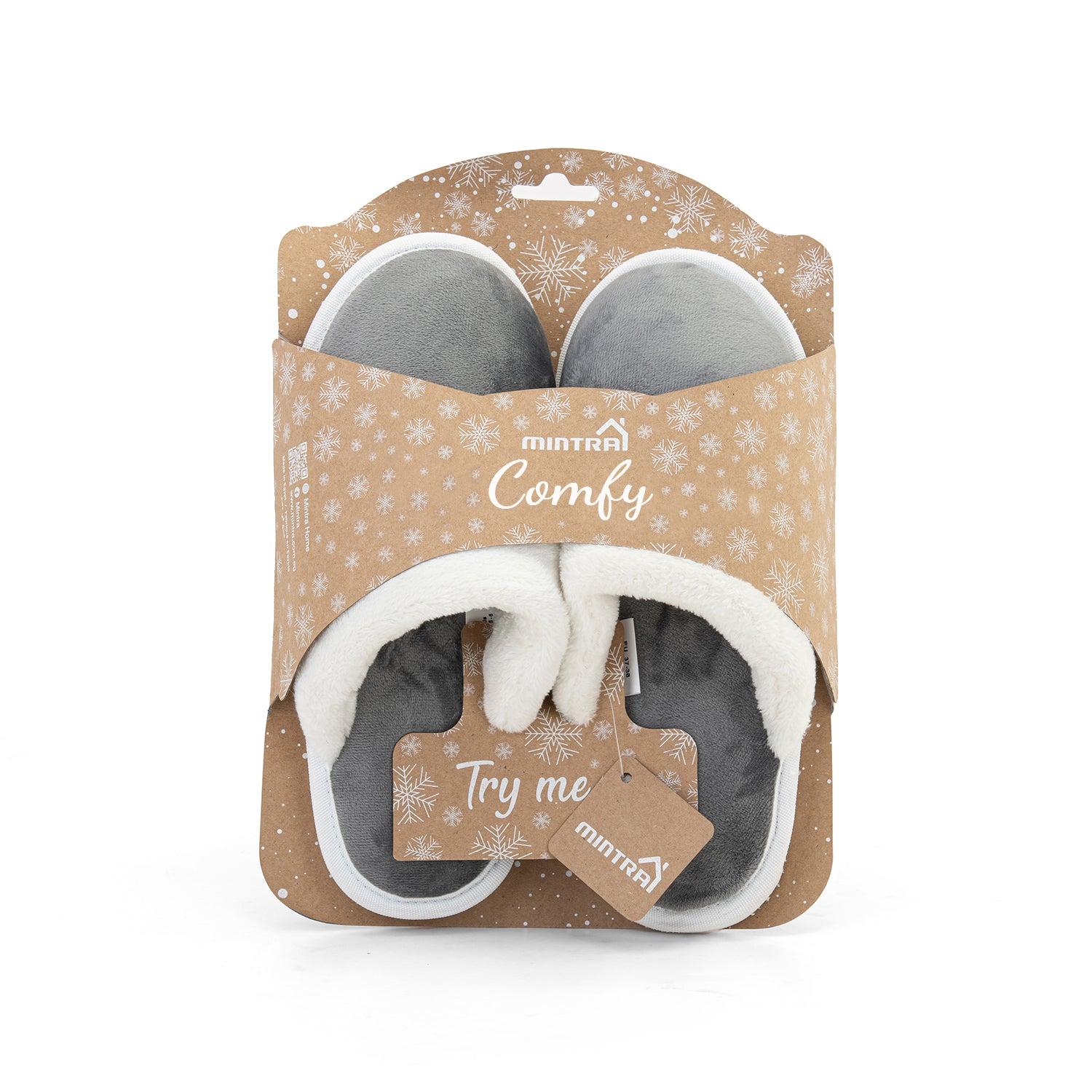 Plain with Fur Winter Slipper - Unisex