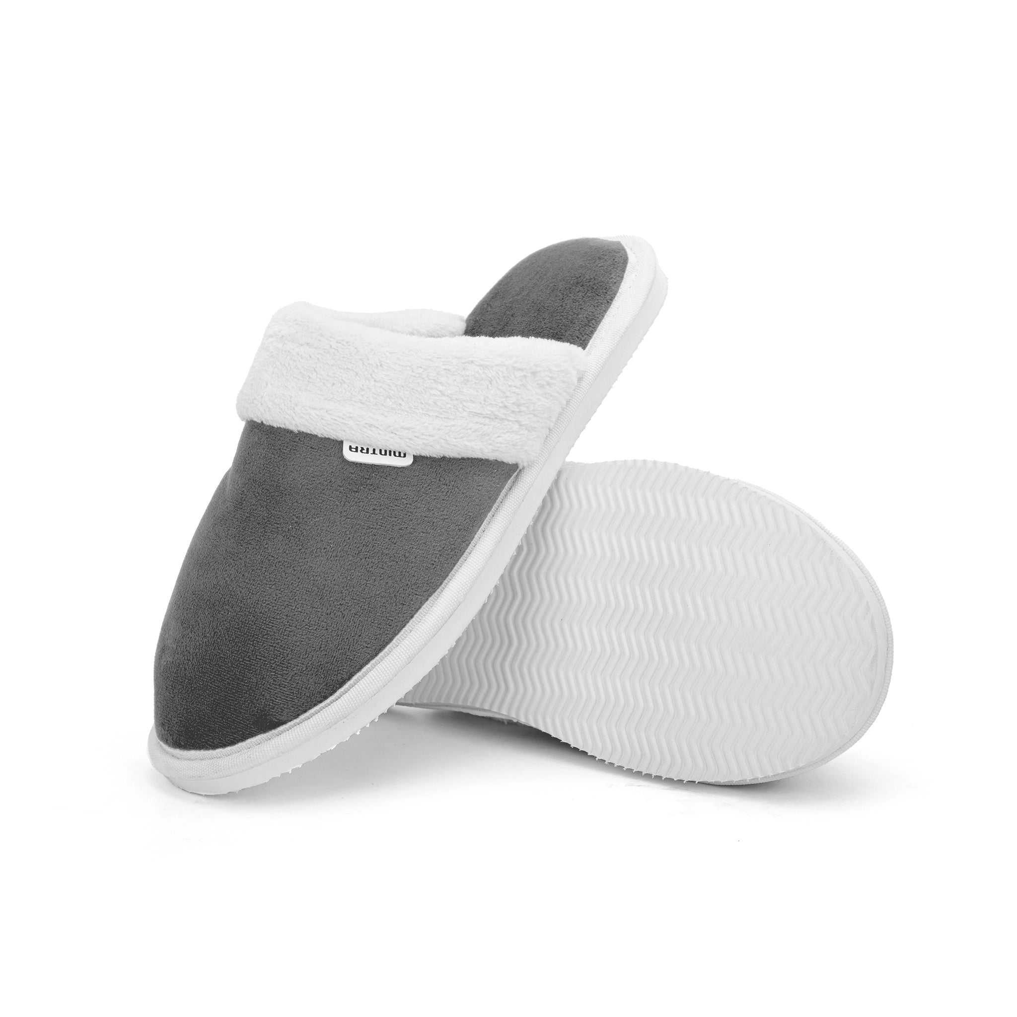 Plain with Fur Winter Slipper - Unisex