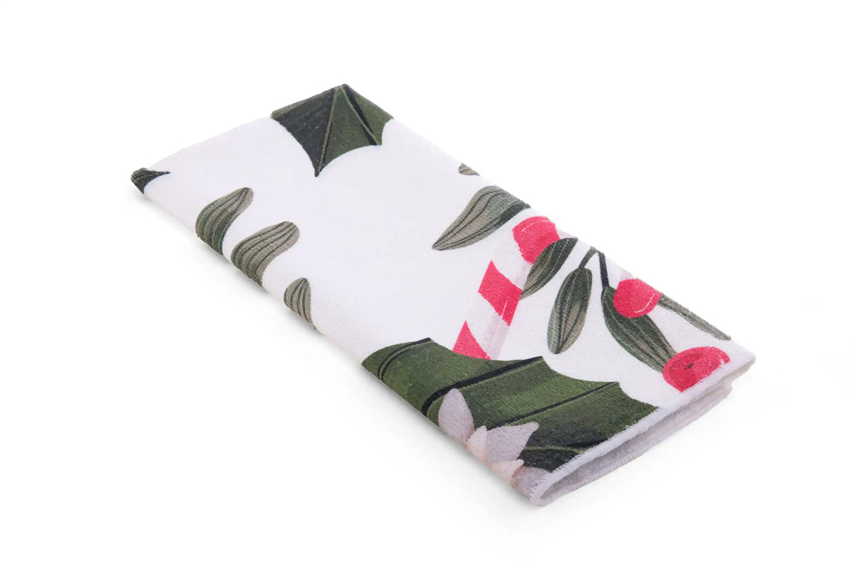 صورة منتج Mintra Christmas Kitchen Towel Christmas Leaves