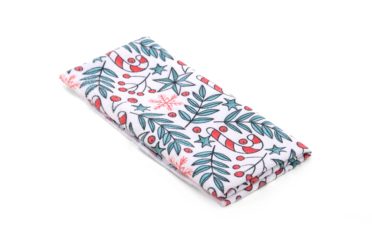 صورة منتج Mintra Christmas Kitchen Towel Festive Candy Canes