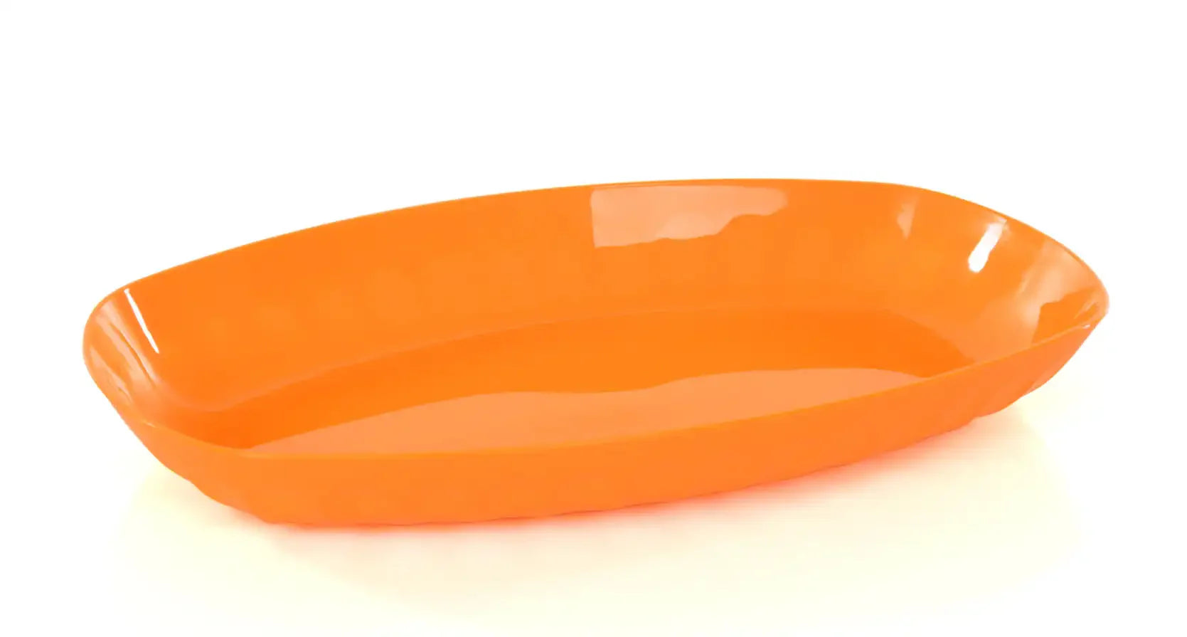 Unbreakable Oval Serving Tray (Pack of 2)