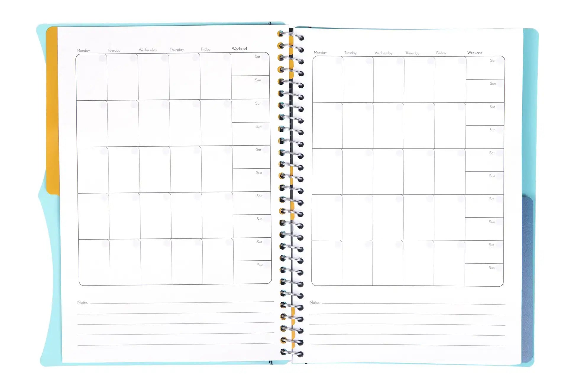 كشكول ملاحظات حلزوني ممتاز ومتين (موضوعان)