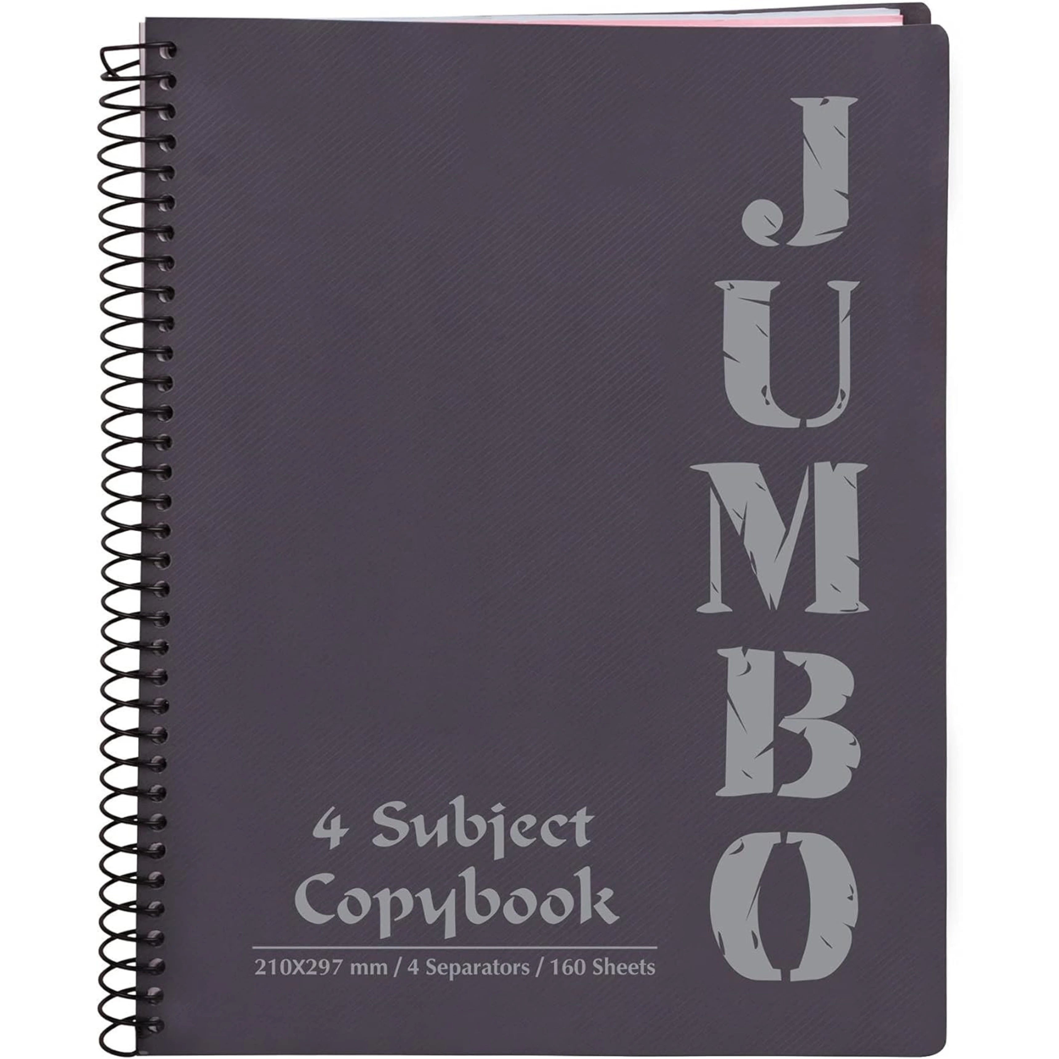 A4 Jumbo Notebook Dark Grey