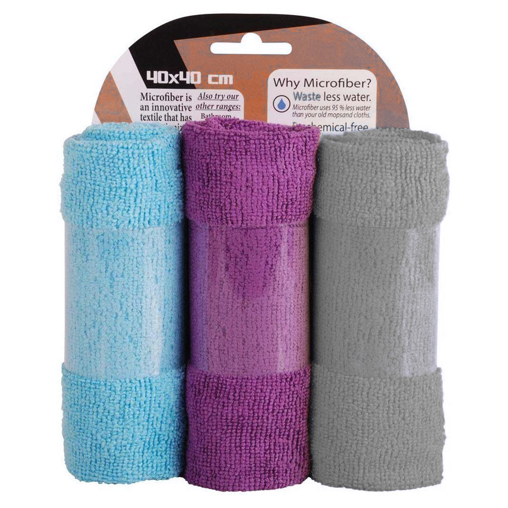 Pack of 3 Terry Microfiber Towel