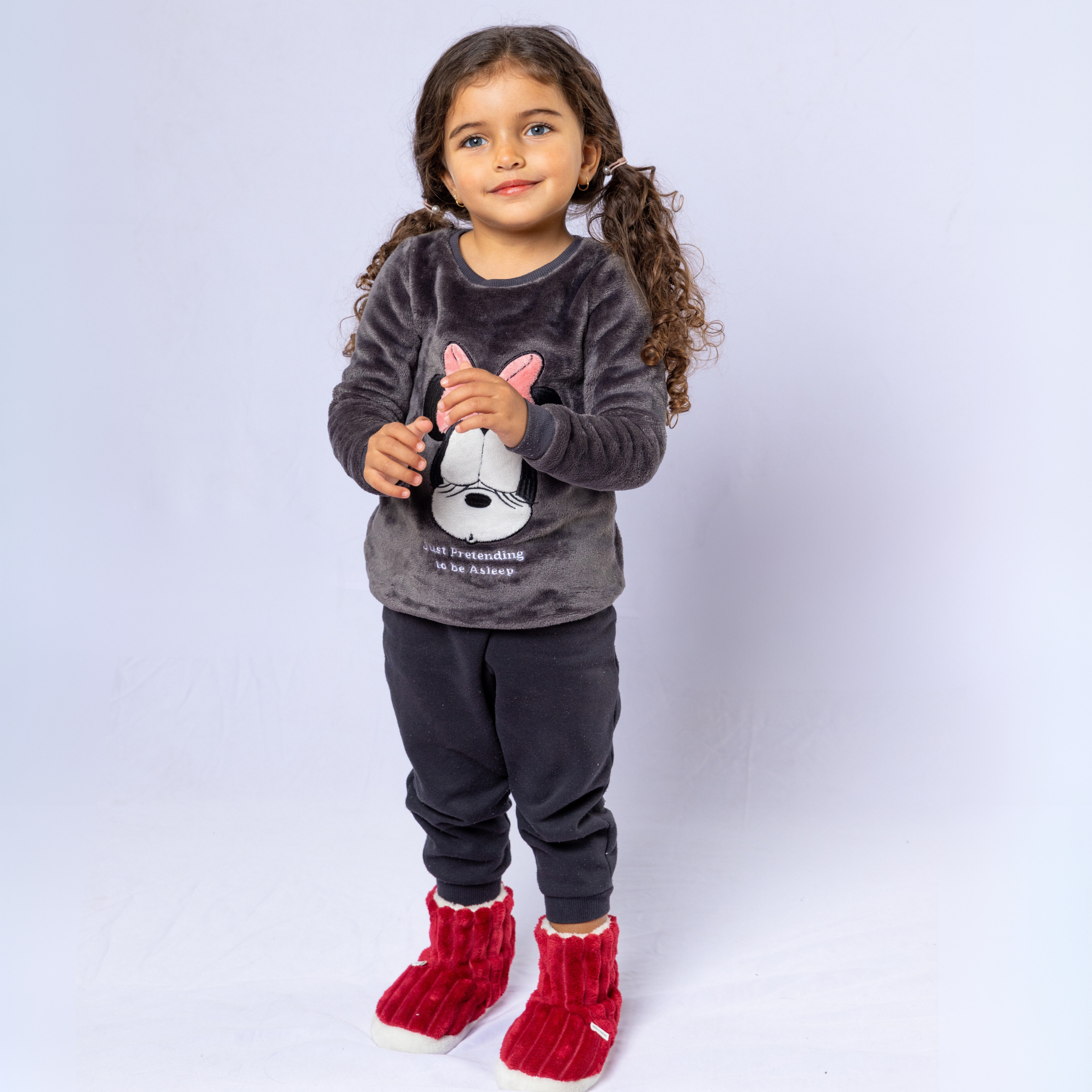 Striped Huggy Winter Boots- Kids