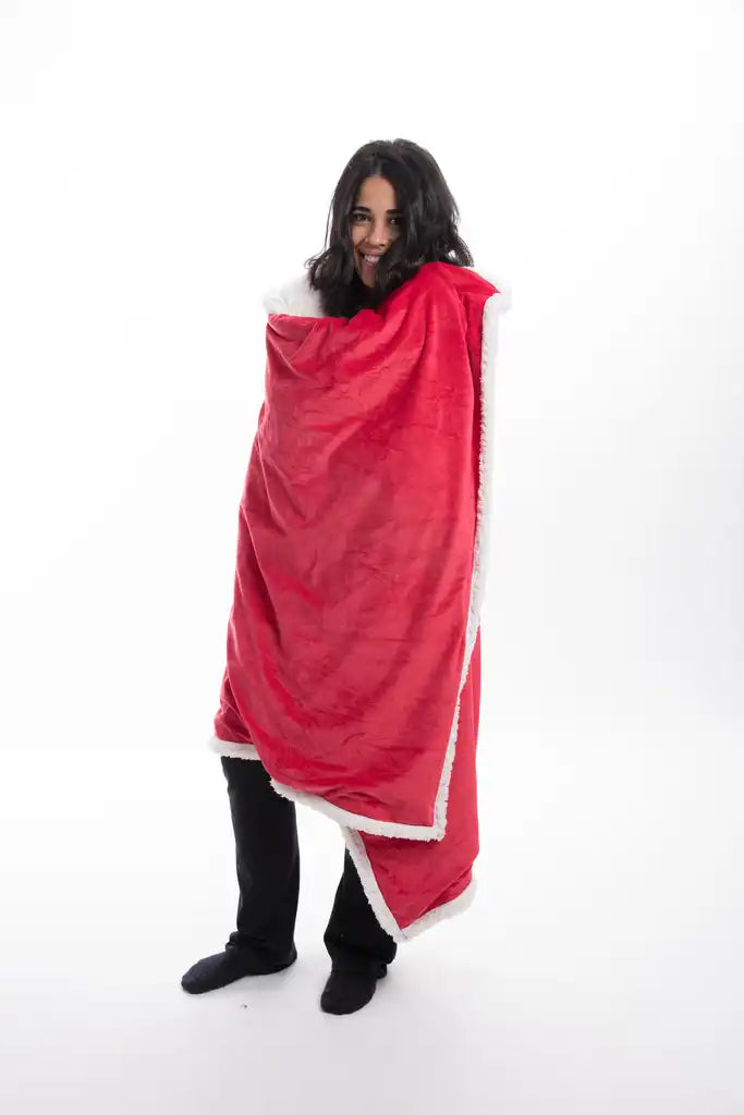 Wrap with Hood and Pockets